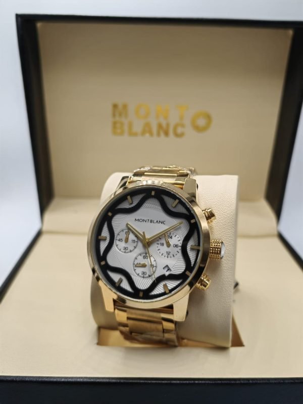Mont Blanc Gold Dial Watch at Wholesale