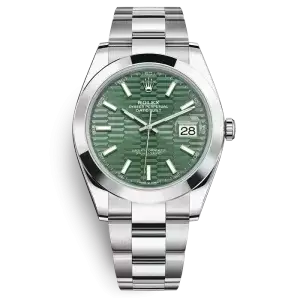 Rolex Datejust 41 with Green Motif Dial