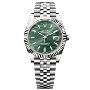 Rolex DateJust 41mm Green Dial Watches