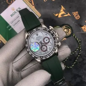 Rolex Daytona Blue Rubber Strap Watch