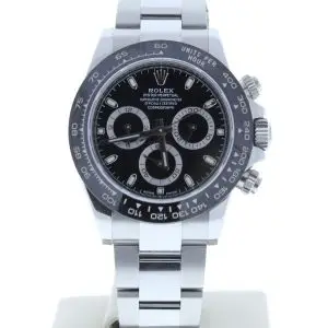 Rolex Daytona Ceramic Bezel Stainless Steel Black Dial 116500LN 40mm