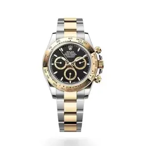 Rolex Daytona Steel And Gold Black Dial Watches | Master Copy Watches
