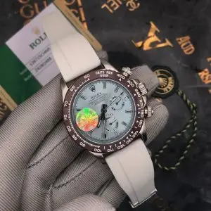 Rolex Daytona White Rubber Strap Watches