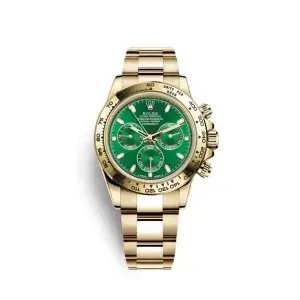 Rolex Daytona Yellow Gold Cosmograph Green Dial | Master Copy Watches