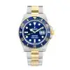 Rolex Submariner Date Two Tone Blue Dial Men's Watch 116613LB-0005