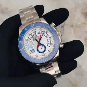 Rolex Yachtmaster II 44 Blue Cerachrom Bezel Steel Mens Watch