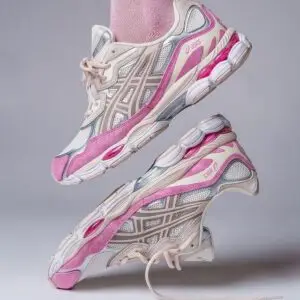ASICS Gel-NYC Cream Mineral Beige Pink Sneakers