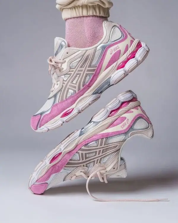 ASICS Gel-NYC Cream Mineral Beige Pink Sneakers
