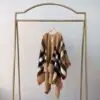 Burberry London Check Cashmere Poncho