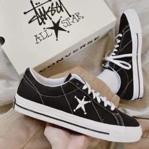 CONVERSE CHUCK ONE STRA OX STUSSY BLACK