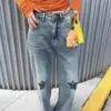 DIOR HARVARD Straight Fit Women's Blue Jeans