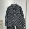 DIOR Black Printed Jacket for Men