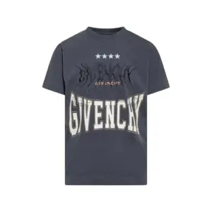 Givenchy Graphic Logo Printe Crewneck T-Shirt