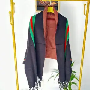 Gucci inspired poncho shawl