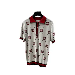 Gucci Polo t Shirt jacquard pattern