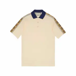 Gucci Polo with Interlocking G stripe t shirt