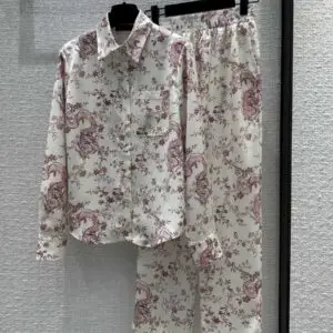 Louis Vuitton Women Floral Print Kurta Set