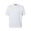 Lv Cashmere And Cotton Blend Short-Sleeved Polo
