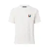 Lv Damier Jacquard Short-Sleeved Cotton Crewneck