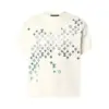 Lv Embroidered Cotton T-Shirt