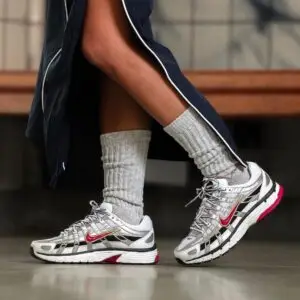 Nike P-6000 White Gold Red