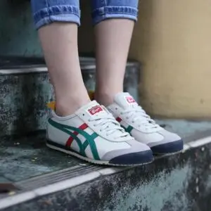 ONITSUKA TIGER MEXICO 66 BIRCH GREEN RED YELLOW