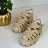 PRADA Monolith Raffia Sandals