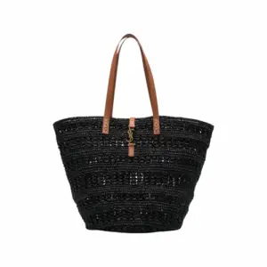 YSL Panier Raffia Bag