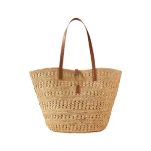 YSL Raffia Tote Bag