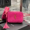 authentic Grain De Poudre Matelasse Monogram Mini Lou Camera Bag - Dubai Fashion LUX
