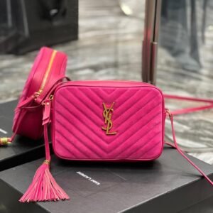 authentic Grain De Poudre Matelasse Monogram Mini Lou Camera Bag - Dubai Fashion LUX
