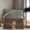 bag in perforated leather - Dubai Fashion LUX