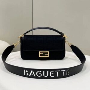 Baguette FF canvas bag - Dubai Fashion LUX