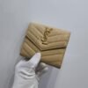 Beige Monogramme Flap Card Holder - Dubai Fashion LUX