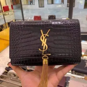 Calfskin Crocodile Embossed Medium Classic Monogram - Dubai Fashion LUX