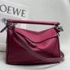 Calfskin Small Puzzle Bag Raspberry - Dubai Fashion LUX
