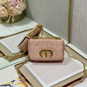 Cannage flexible calfskin rose des vents - Dubai Fashion LUX
