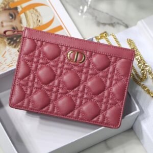 Caro Zipped Pouch with Chain - Dubai Fashion LUX