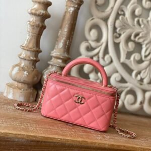 Casual Style Blended Fabrics Street Style Vanity Bags 2WAY - Dubai Fashion LUX