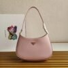Cleo brushed leather shoulder bag - Dubai Fashion LUX