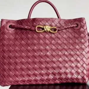 Design Andiamo large Intrecciato-Leather Handbag - Dubai Fashion LUX
