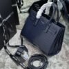 Saint Laurent Crocodile Embossed Leather Bag