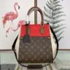 Design Calfskin Monogram Fold Tote PM Cerise - Dubai Fashion LUX