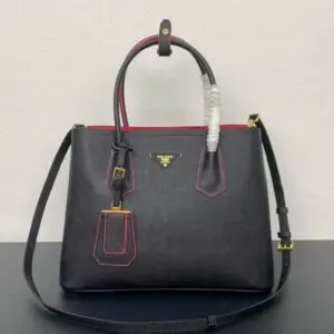 Design Double Saffiano leather mini bag