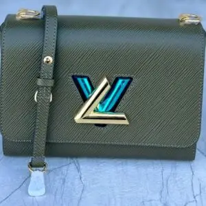 Design Epi Twist Shoulder Bag MM Kaki - Dubai Fashion LUX