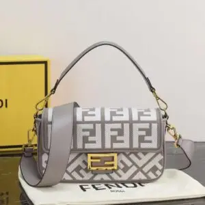 Design FF Jacquard Shoulder Bag - Dubai Fashion LUX
