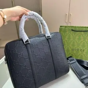 Design GG Briefcase Bag Black - Dubai Fashion LUX