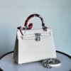 Design Madame Calfskin Shiny Niloticus Crocodile Kelly Sellier Touch 25 Vert - Dubai Fashion LUX