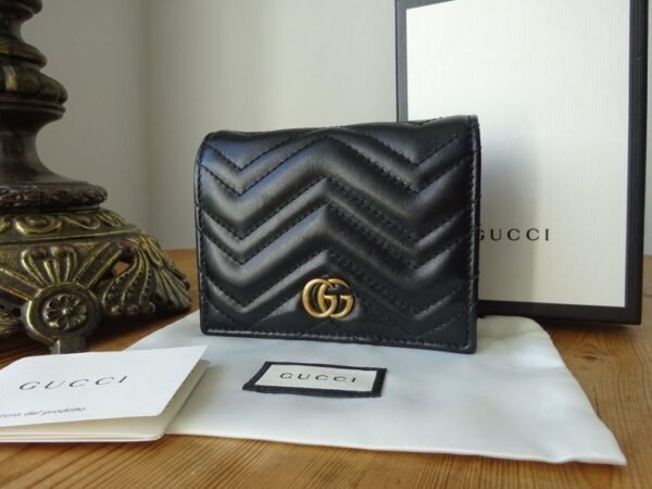 Gucci Leather Card Case Wallet