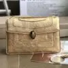 Design Metallic Serpenti Forever Shoulder Bag Silver - Dubai Fashion LUX